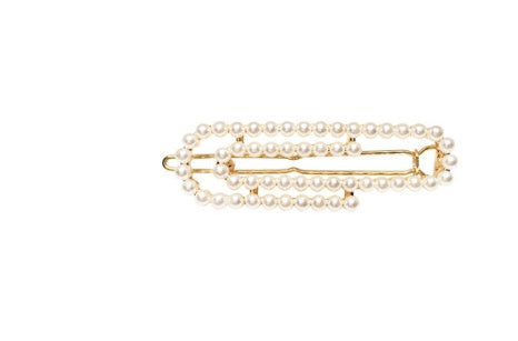 Pearl Embellished Snap Hair Clip Set