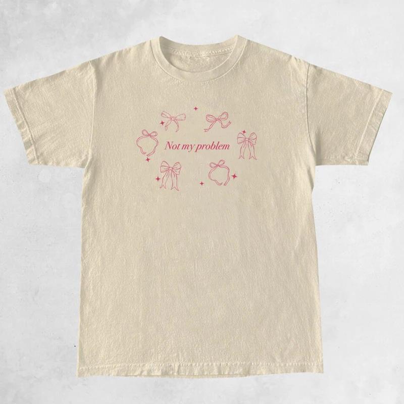 Ribbon Bow T-shirt For Women