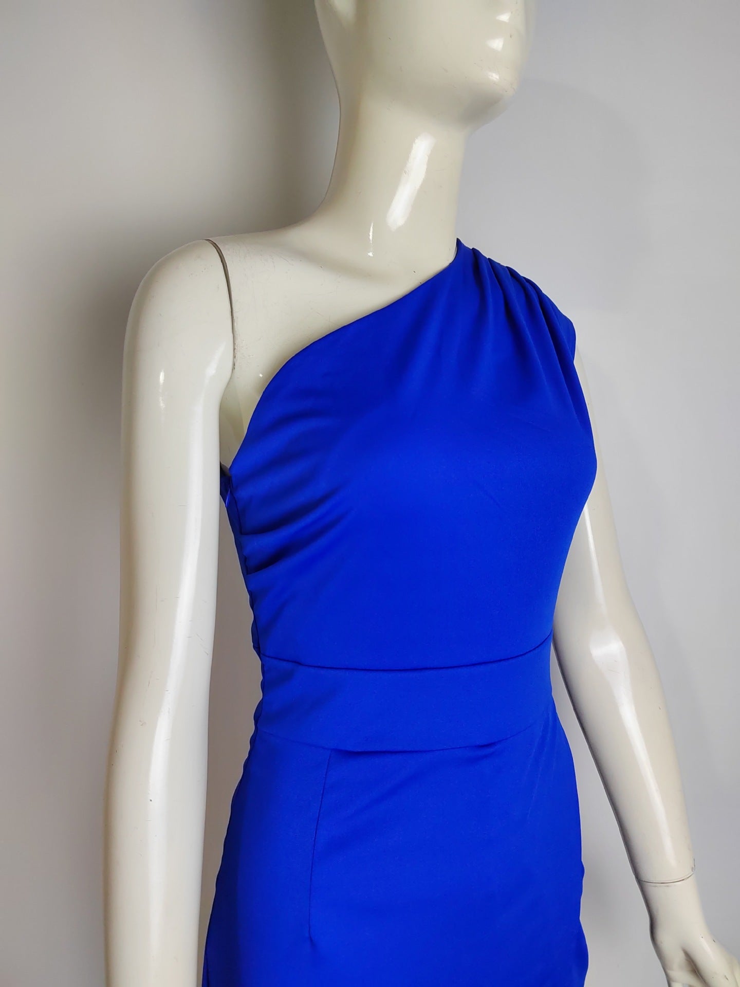 One-shoulder High Waist Front Slit Temperament Dress For Women's