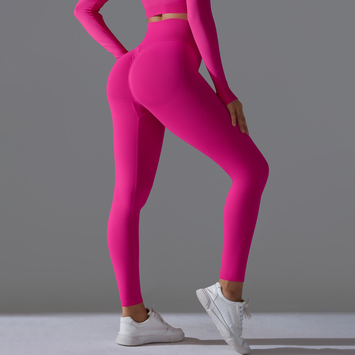 Sculpted Seamless Scrunch Leggings – Bold Fit, Maximum Curve Seamless High Waist Nude Feel Yoga Pants Female Slim Fit Fitness Pants