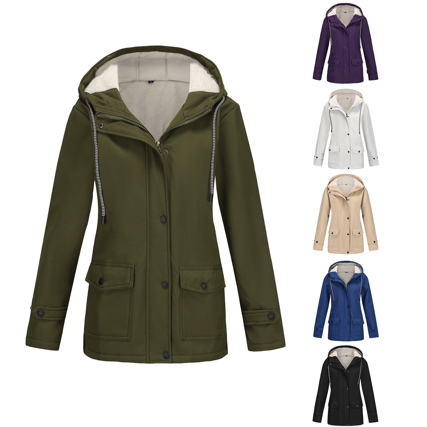 Anorak Composite Fleece-lined Waterproof Jacket