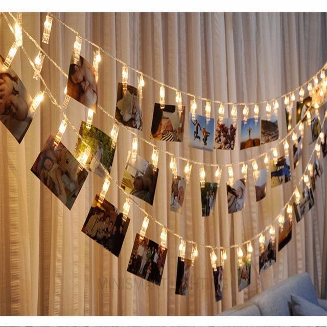 LED Photo Holder String Lights For Surprises Gifts