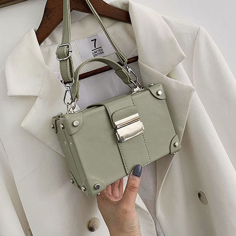 Shoulder Bag Fashion Rivet Leisure Box Bag