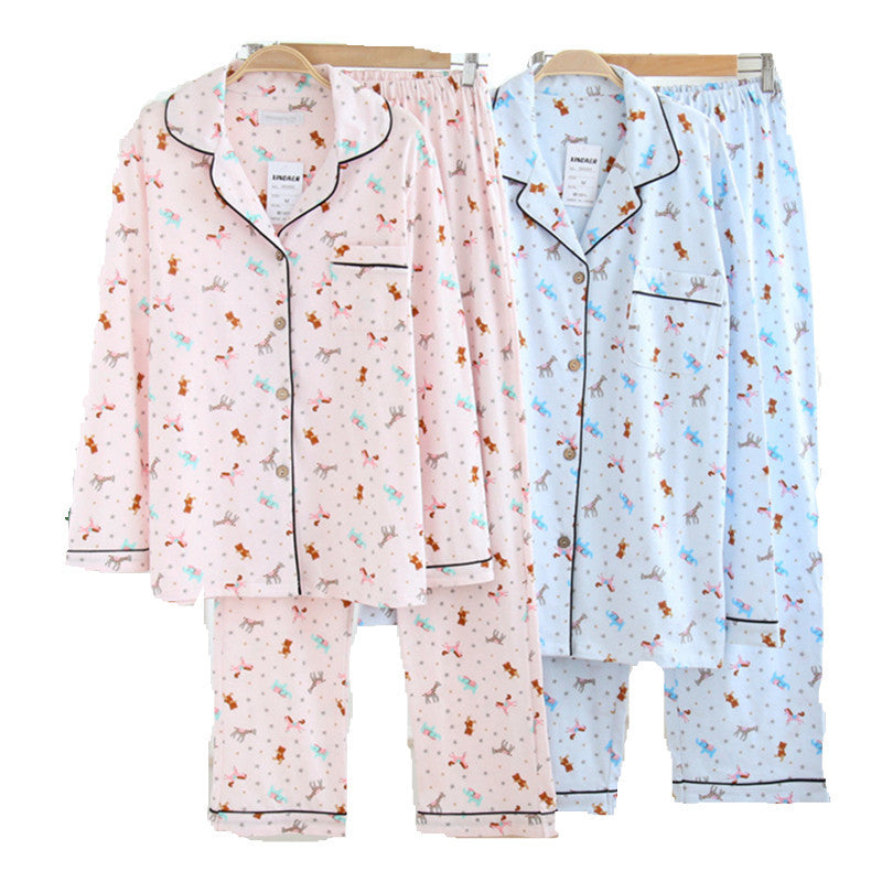 Cozy Women's Long Sleeve Button-Up Pajama Set