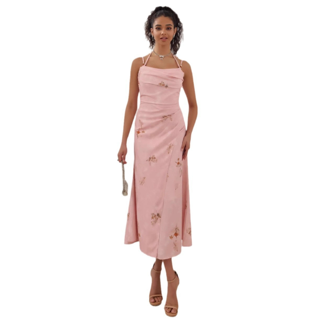 European-style Elegant High-grade Socialite Western Style Sleeveless Dress
