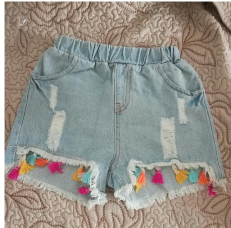 CUHK Girls Denim Shorts For Women's