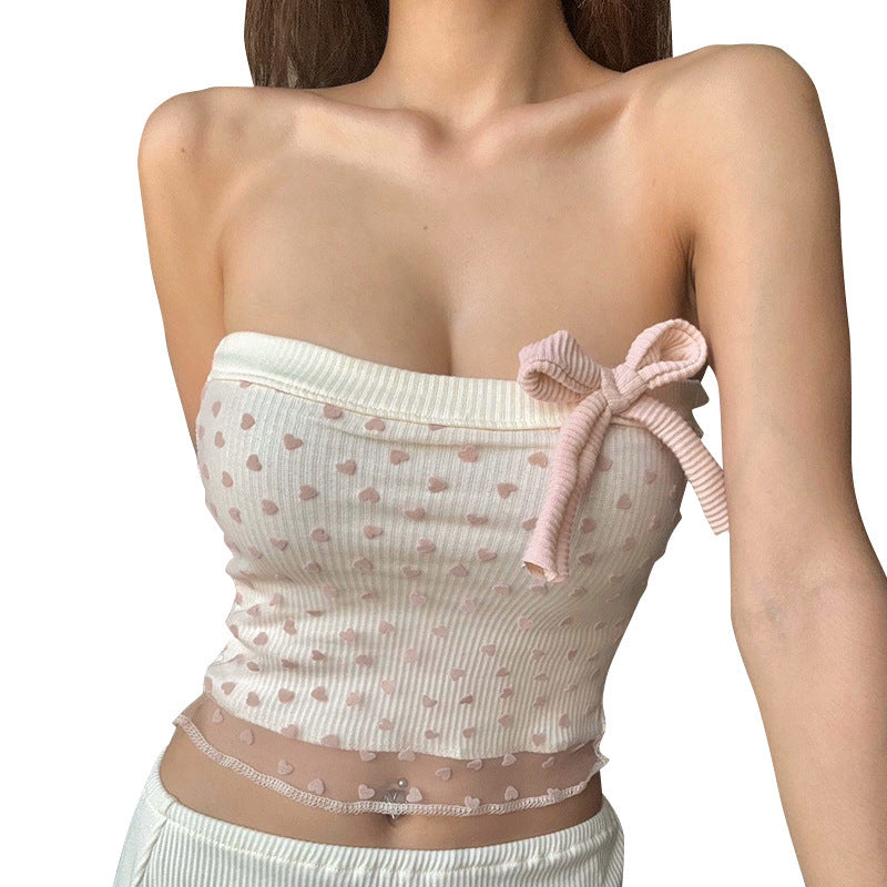 Mesh Top All-matching Slim Fit Slimming Crop Top For Women's