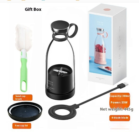 Electric Juicer Blender 350ML Mixer USB Rechargeable Machine Household Portable Blender Maker Cup Kitchen Tool Kit