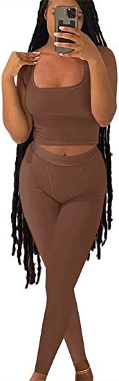 Sculpt & Slay Seamless Activewear Set – Bold Comfort, Fierce Fit Vest Pants Sports Yoga Suit Women