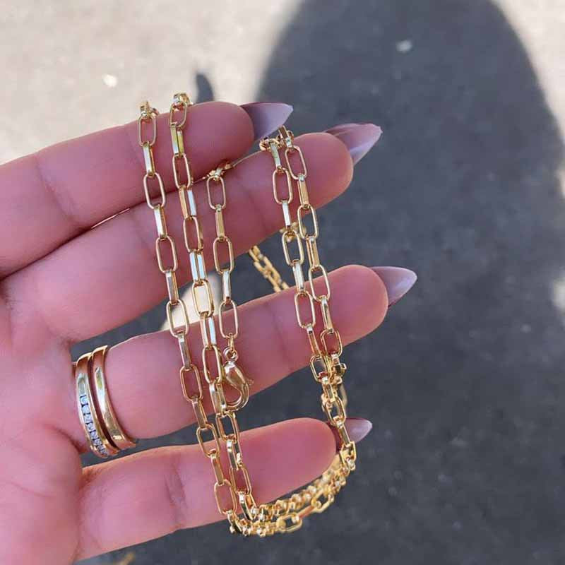Minimalist Paperclip Waist Chain | Trendy Oval Link Belly Chain | Dainty Gold & Silver Hip Chains Cold Wind Single-layer Metal Chain Waist Chain