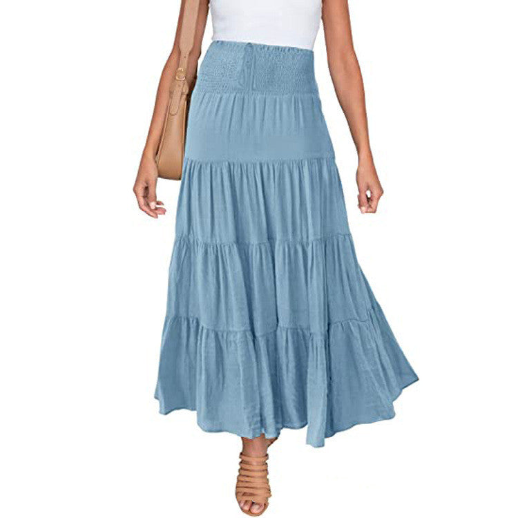Fashion High Waist Bohemian Long Skirts For Women's