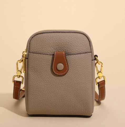 Mini Crossbody Bag – Sleek, Stylish & Surprisingly Spacious Lychee Pattern Mobile Phone Bag Small High Quality Leather Crossbody Bags For Women Wallet