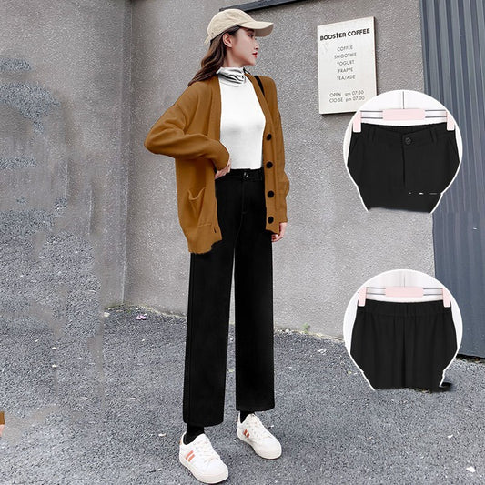 Urban Ease Wide-Leg Trousers – Casual Chic Comfort Chiffon wide-leg pants