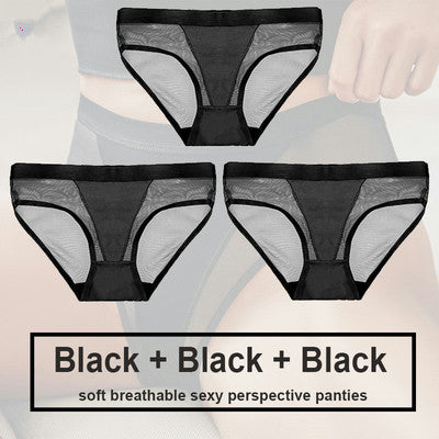Polyester Seamless Panty Three Piece Set Women's
