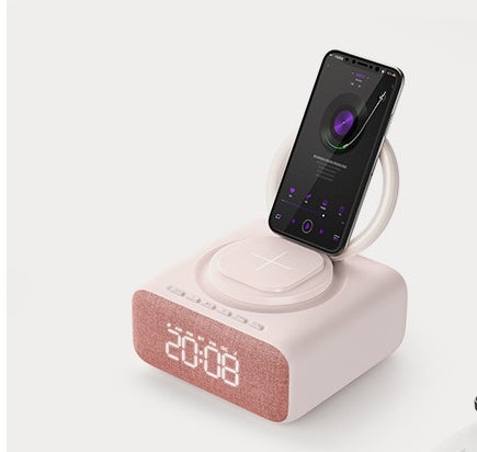 Wireless Clock Charging Audio 6-in-1 Bluetooth Speaker Aesthetic Clock