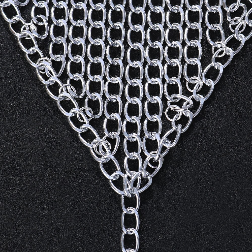 Punk Gothic Minimalist T-back Bikini Chain