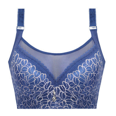 Front Closure Lace Wireless Bralette / Bra Large Size Bra Large Cup Underwear