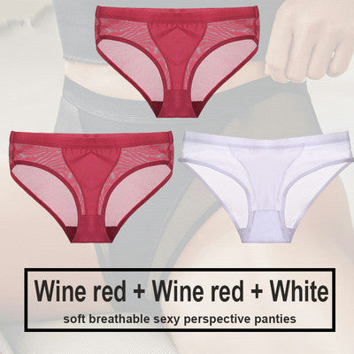Polyester Seamless Panty Three Piece Set Women's