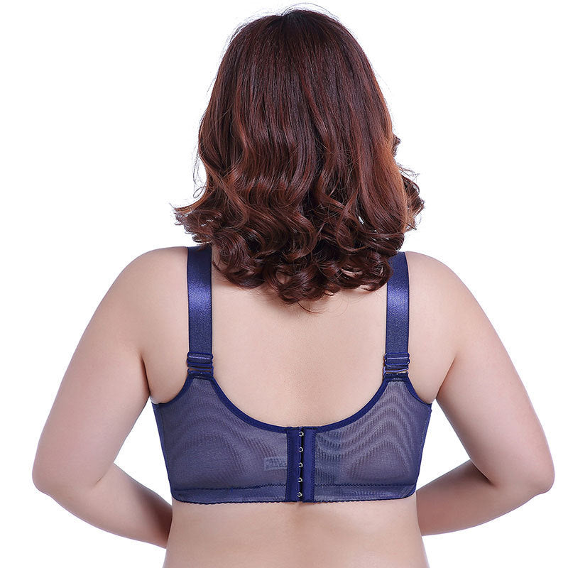 Comfortable Plus Size Bralette - Elegant Design Women Plus Size Bra Push Up Lace Vest