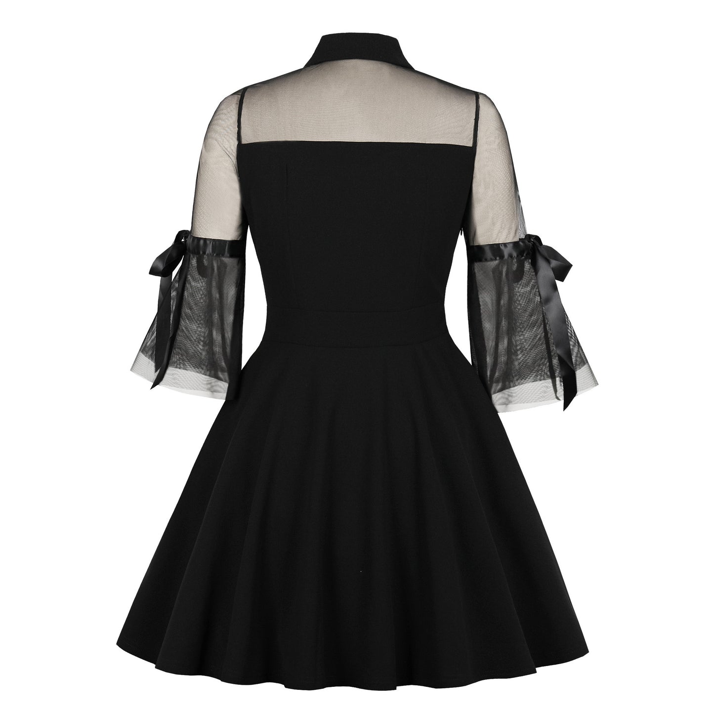 Sexy Mini Patchwork Retro Dress