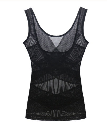 Seamless Ribbed Knit Scoop Neck Tank Top Postpartum Belly Bra and corset underwear