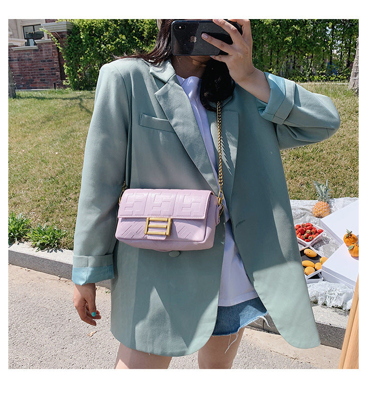 Portable Korean Shoulder Bag Fashion Chain For Women's