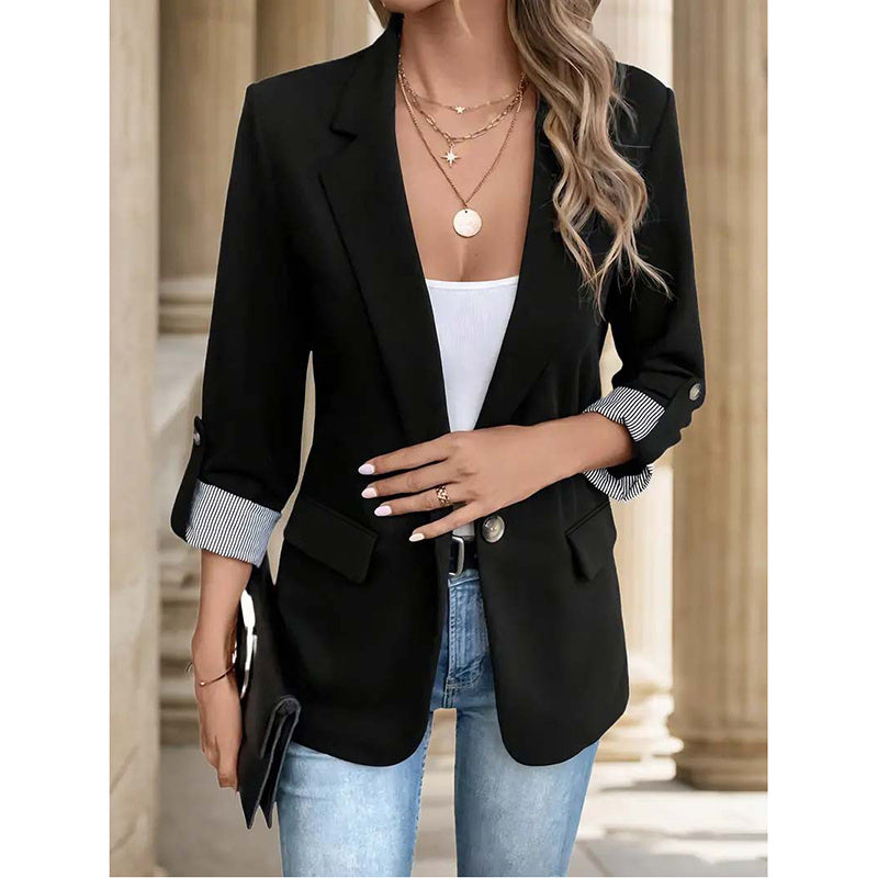 Casual Blazers Open Front Long Sleeve Work Office Suit Jackets Blazer Business Casual Outfits