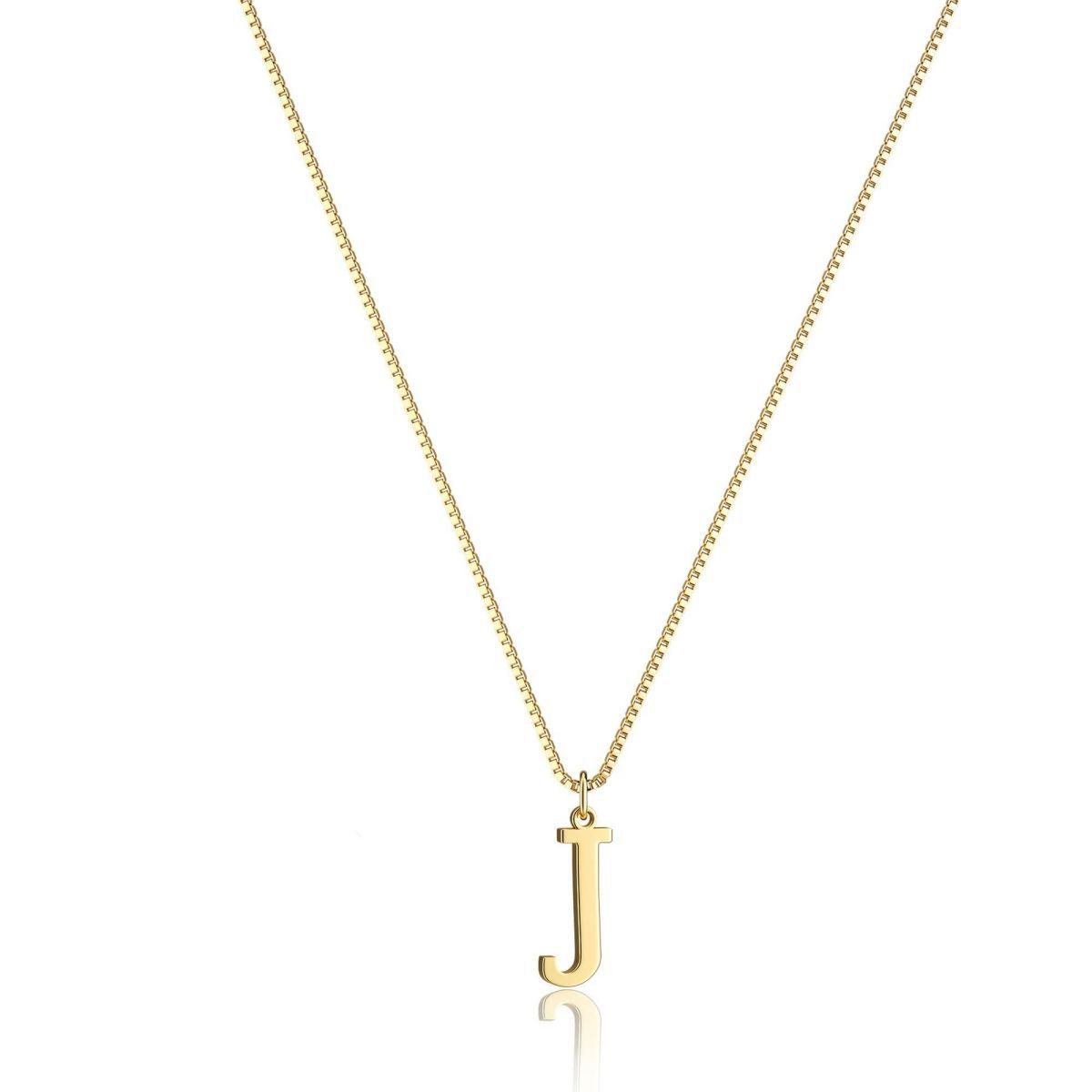 Elegant Gold Finish Monogram Necklace | Perfect Personalized Gift Copper-plated Gold Fashion Exquisite Personality All-matching