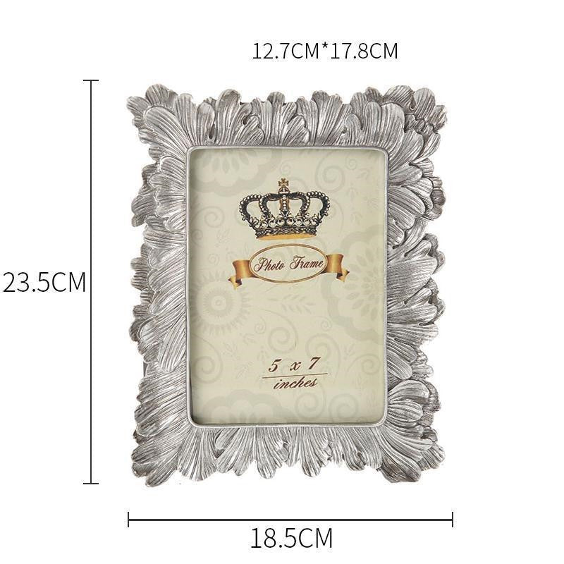 Simple Silver 6 Inch Photo Frame Picture Frame Home Accessories Ornaments Table
