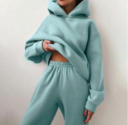 Oversized Hoodie & Jogger Set – Unisex Two-Piece Tracksuit in Multiple Colors Casual Hooded Sweater Two-piece Suit Clothes Hoodie Tracksuit