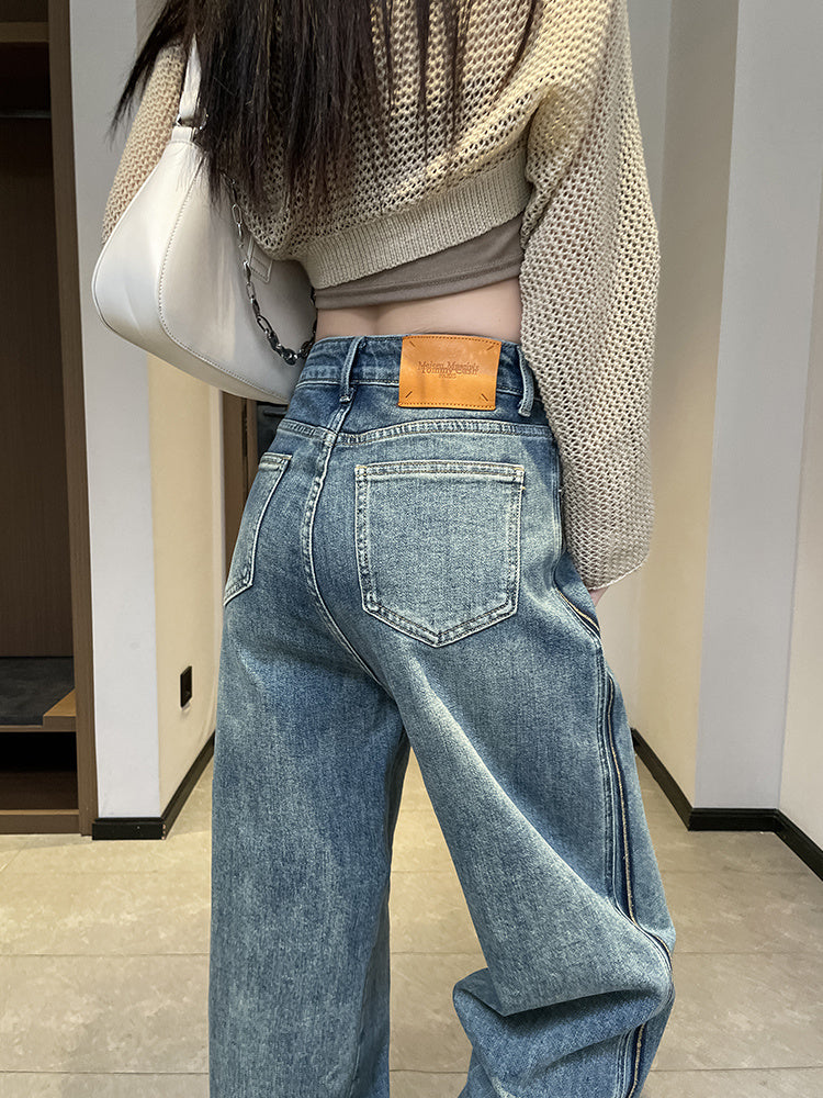 Effortless Comfort – Everyday Denim Done Right Wide Leg Jeans Women Design Sense High Waist