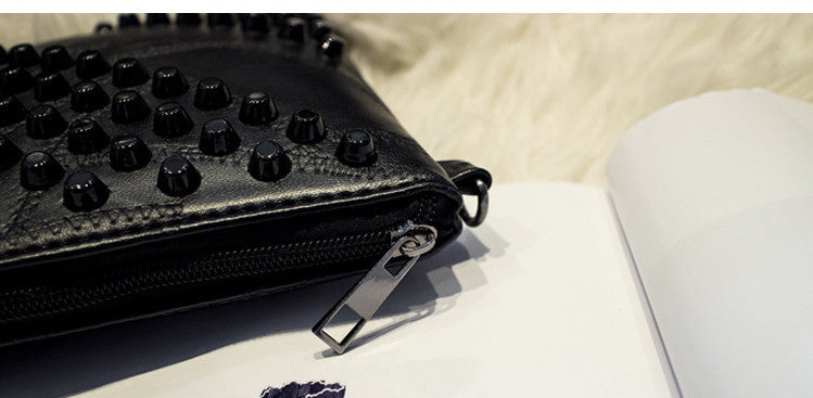 Black Clutch Bag All-Match Portable Should Bag Women's