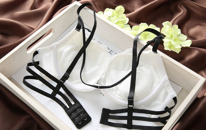 Sexy Strappy Bra & Panty Lingerie Set Chic & Trendy Two Piece Lingerie Set Bra Set