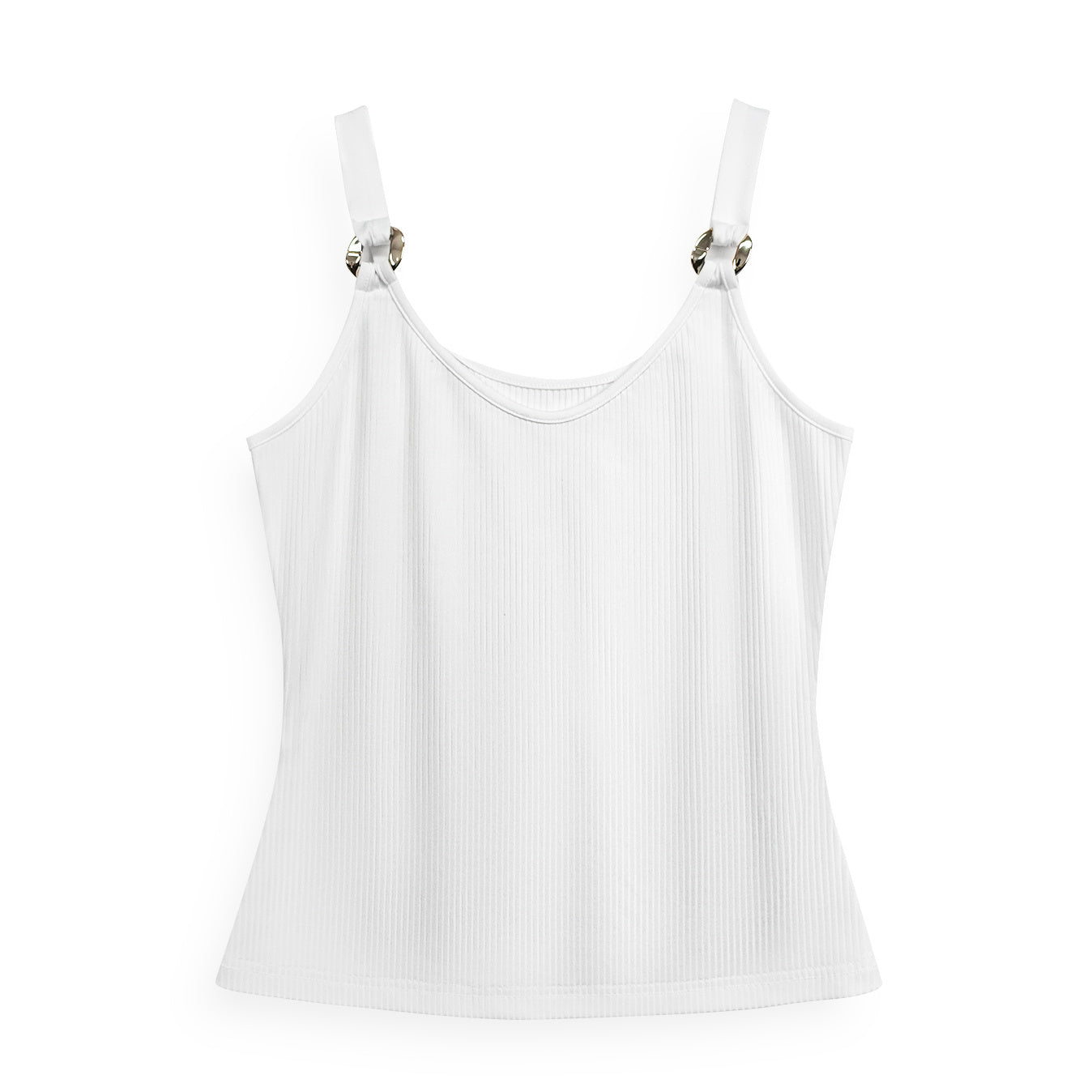 Retro V-neck Solid Color Comfortable And Fashionable Camisole Vest Top For Women's