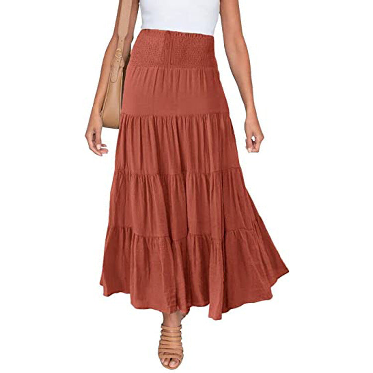 Fashion High Waist Bohemian Long Skirts For Women's