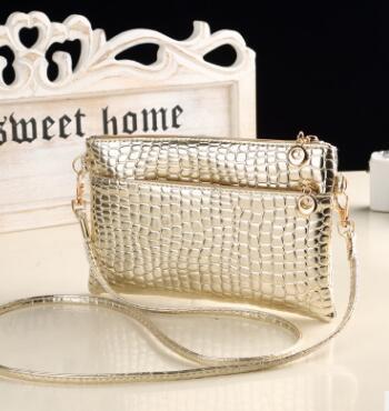 Leather Zipper Handbags Women Wedding Clutches Ladies Pattern Party Purse Famous Designer Shoulder Messenger Bags