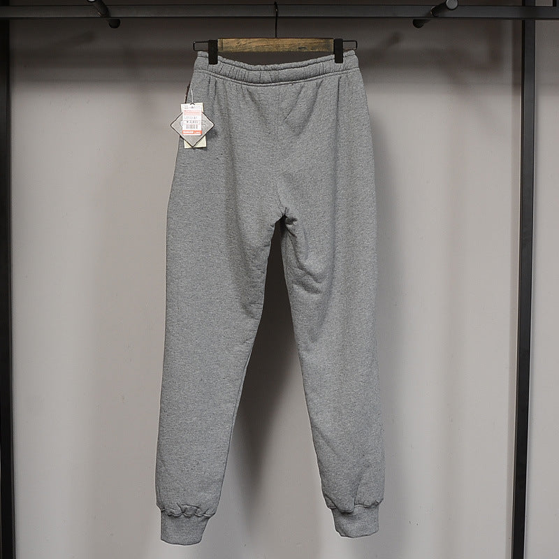 Therma Flex Fleece Joggers – Ultra-Soft, All-Day Warmth Foreign trade on a single new winter sweat pants men lamb plus velvet sport pants trousers thick