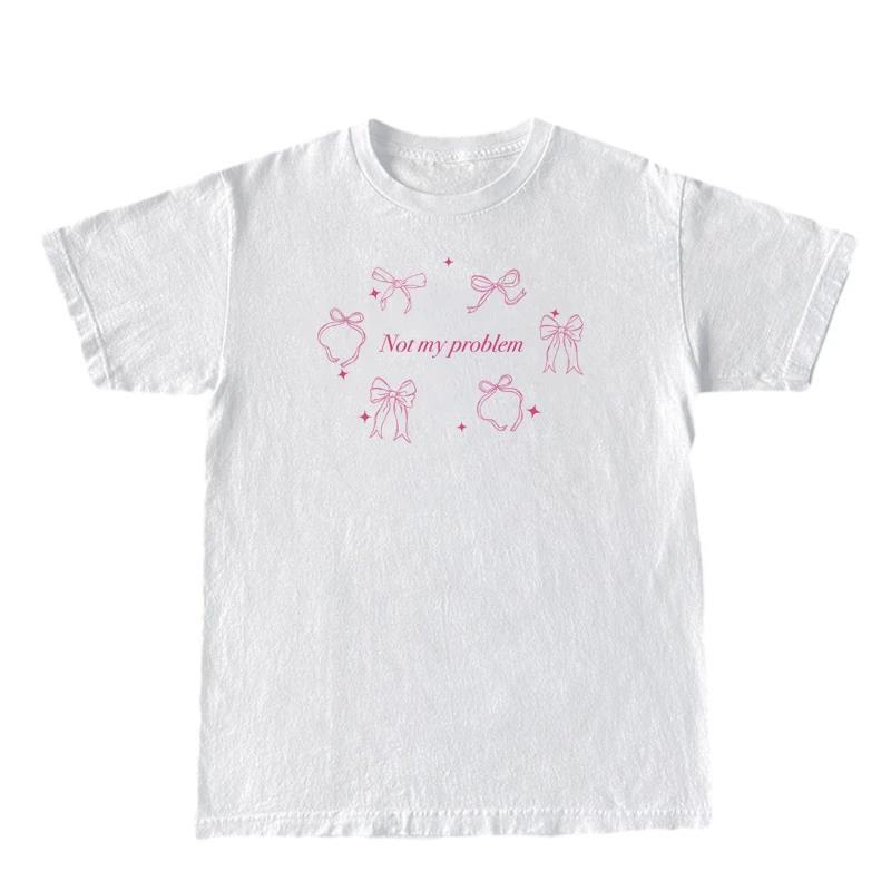 Ribbon Bow T-shirt For Women