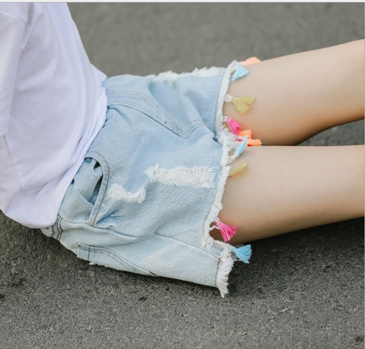 CUHK Girls Denim Shorts For Women's