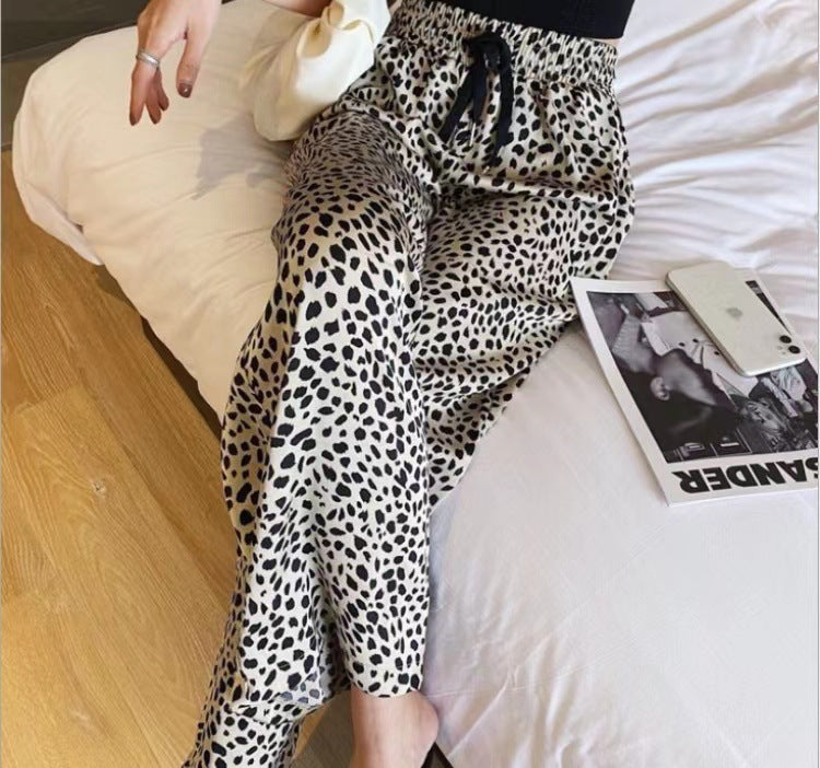Vibe Wave Printed Lounge Pants – Unapologetically Bold Tie Dye Wide Leg Pants New Women's Nine-quarter Pants