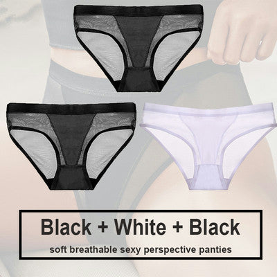 Polyester Seamless Panty Three Piece Set Women's