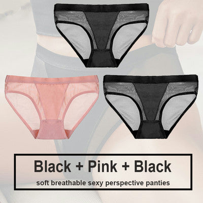 Polyester Seamless Panty Three Piece Set Women's