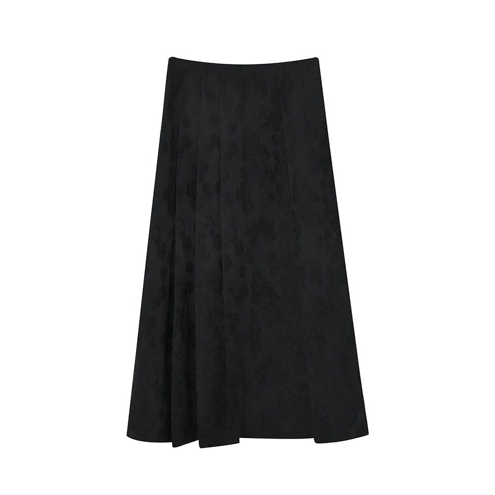 Jacquard Improved Horse-face Skirt Skirt For Women