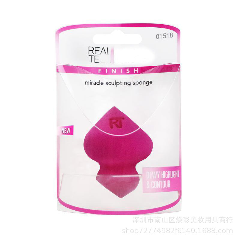 Magenta Heart-Shaped Beauty Blending Sponge Puff Multi-shape