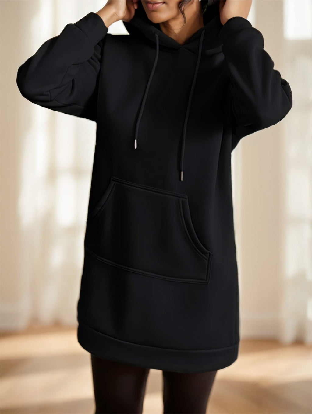 Casual Oversize Hooded Dress