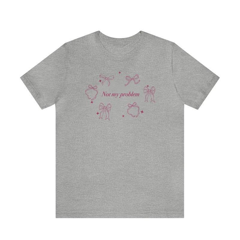 Ribbon Bow T-shirt For Women