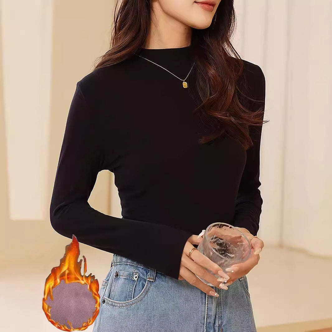 Clothing Turtle Neck Thermal Underwear T-Shirt Women's