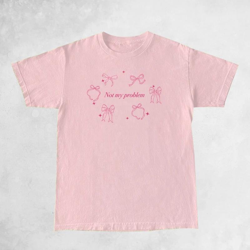 Ribbon Bow T-shirt For Women