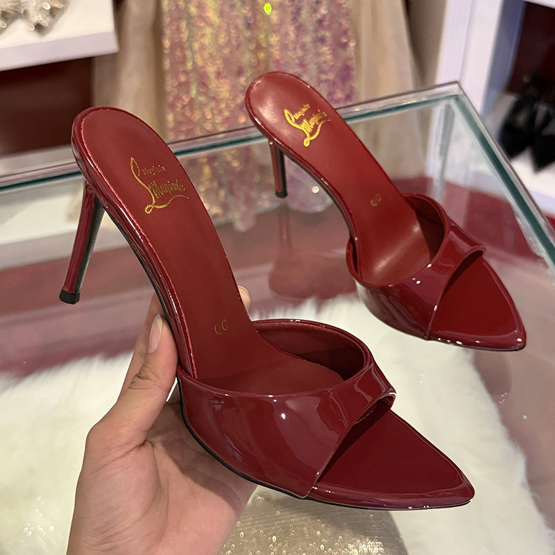 High Heels Pointed Toe Strap Stiletto Sandals For Women's