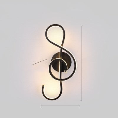 Rhythmic Wave LED Wall Light Minimalist Wall Accent Light Infinity Loop LED Wall Sconce